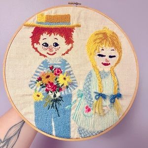 Cottagecore Crewel Embroidery